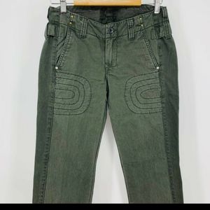 G-Star 26x32 Cotton Twill Track Pant Army Green